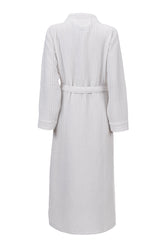 Heckettlane Badjas Wafel Super White 65% Gerecycled Katoen 35% Andere Vezels